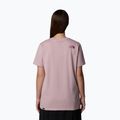 The North Face női Relaxed Easy Tee fém rózsaszín/szürke bogyó T-shirt 3