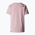The North Face női Relaxed Easy Tee fém rózsaszín/szürke bogyó T-shirt 5