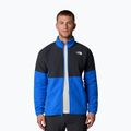 Férfi The North Face Glacier Heavyweight Full Zip pulóver hero kék/aszfalt szürke/tnf fekete 4