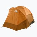 The North Face Wawona 4P light exuberance narancssárga/ timber tan/ new taupe green 4 személyes kemping sátor 3