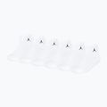 Zokni Nike Jordan Everyday Essentials 6 pack white
