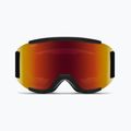 Síszemüveg  Smith Squad black/chromapop pro photochromic red mirror 2