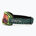 Gyerek síszemüveg Smith Daredevil Jr electric lime left turn/blue sensor mirror 4