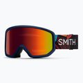 Síszemüveg Smith Transfer S3 midnight geo alpine/red solx mirror antifog