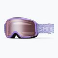 Gyerek síszemüveg Smith Daredevil S2 light lavender dot clouds/ignitor mirror antifog