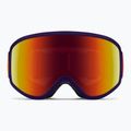 Gyerek síszemüveg Smith Reason OTG S3 deep plum gradient/red solx mirror antifog 2