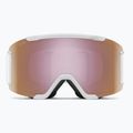 Síszemüveg Smith Squad S2 white vapor/chromapop everyday rose gold mirror 2