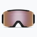 Síszemüveg Smith Squad S2 black/chromapop everyday rose gold mirror 2