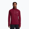 Férfi Under Armour Launch Elite CW Half Zip kardinál/reflektív futó melegítőfelső