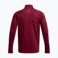 Férfi Under Armour Launch Elite CW Half Zip kardinál/reflektív futó melegítőfelső 4