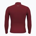 Férfi Under Armour Elite Mock CG kardinál/metál ezüst hosszú ujjú ruha 2