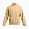 Férfi Under Armour Icon HWT Fleece Wash OS kapucnis pulóver camel/fehér 5