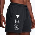Férfi rövidnadrág Under Armour Project Rock Terry Badge Of Honor Fleece black 4