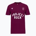 Férfi edző póló Under Armour Project Rock Badge Of Honor purple 3