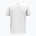 Férfi edzőpóló Under Armour Sliced Wordmark 60/40S white/black 2