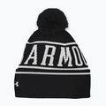 Férfi téli sapka Under Armour Halftime Pom Beanie black/white/white 4