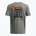 Férfi edzőpóló Under Armour Project Rock 60/40S clay green/team orange/black 2