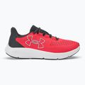 Under Armour Charged Pursuit 3 Big Logo versenyző piros/antracit/fehér női futócipő 2