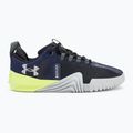 Under Armour férfi edzőcipő TriBase Reign 6 midnight navy/morph zöld/fehér 2