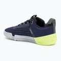 Under Armour férfi edzőcipő TriBase Reign 6 midnight navy/morph zöld/fehér 3