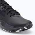 Under Armour Lockdown 7 kosárlabda cipő fekete/fekete/metál ezüst 7