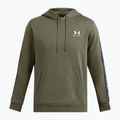 Férfi pulóver Under Armour Icon Fleece HD marine green/white 5