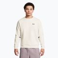 Férfi Under Armour Unstoppable Fleece Crew pulóver csúcstartó fehér/fekete