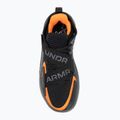 Under Armour Flow Futr X 4 UAA kosárlabda cipő fekete/castlerock/blaze orange 5