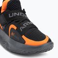 Under Armour Flow Futr X 4 UAA kosárlabda cipő fekete/castlerock/blaze orange 7