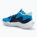 Under Armour Jet' 23 elektromos kék/középkék/stream kosárlabda cipő 3