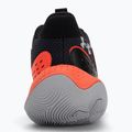 Under Armour Grade School Jet '23 gyermek kosárlabda cipő fekete/ares piros/mod szürke 6