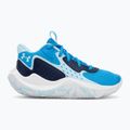 Under Armour Grade School Jet '23 gyermek kosárlabda cipő elektromos kék/középkék/éjjeli tengerészkék/stream 2
