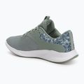 Under Armour Charged Aurora 2+ szilika zöld/fehér/metál szilika női edzőcipő 3