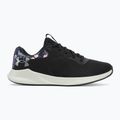 Under Armour Charged Aurora 2+ női edzőcipő fekete/hidro zöld/metál meleg ezüst 2