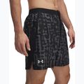 Férfi Under Armour Launch 7" Print castlerock / antracit / fényvisszaverő futónadrág 4