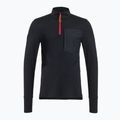 Férfi Under Armour Trail Run Quarter Zip fekete/fényvisszaverő futó melegítőfelső