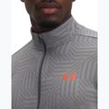 Férfi Under Armour Tech Vent Geotessa 1/2 Zip acél/castlerock/tűz edzés hosszú ujjú hosszúnadrág 3