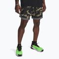 Under Armour Project Rock Mesh férfi rövidnadrág barokk zöld / fehér