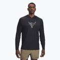 Under Armour Project Rock Iso-Chill Hoody fekete / hiperzöld férfi edzőpulóver