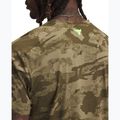 Férfi edző póló Under Armour Project Rock Iso Chill SS bayou/timberwolf taupe/baroque green 3
