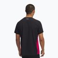 Férfi Under Armour Trail Run Zip futópóló fekete/árnyékolt fukszia/fényvisszaverő 2
