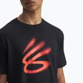 Under Armour Curry Playable 1 kosárlabda póló fekete/tűz 3