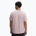 Férfi Under Armour Sportstyle bal mellkas prime rózsaszín/fehér póló 2