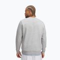 Férfi pulóver Under Armour Essential Fleece Crew mod gray light heather/white 2