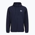 Férfi dzseki Under Armour Rival Woven Windbreaker midnight navy/midnight navy/white 3
