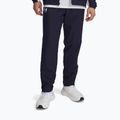 Férfi nadrág Under Armour Rival Woven Windbreaker Pant éjféli tengerészkék/éjféli tengerészkék/fehér