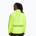 Férfi Under Armour Storm Run kapucnis, sárga/visszaverő futó dzseki magas látótávolsággal 2