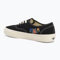 Vans Authentic fekete virágos cipő 3