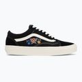 Vans Old Skool fekete virágos cipő 2