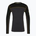 Férfi thermo hosszú ujjú póló Smartwool Classic Thermal Merino Base Layer Colorblock Crew Boxed charcoal/honey gold 4